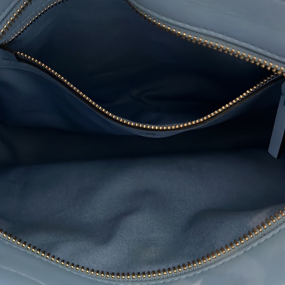 Tory Burch Gemini Link Shoulder Bag Wallis Blue Crossbody Leather - Picture 4 of 4